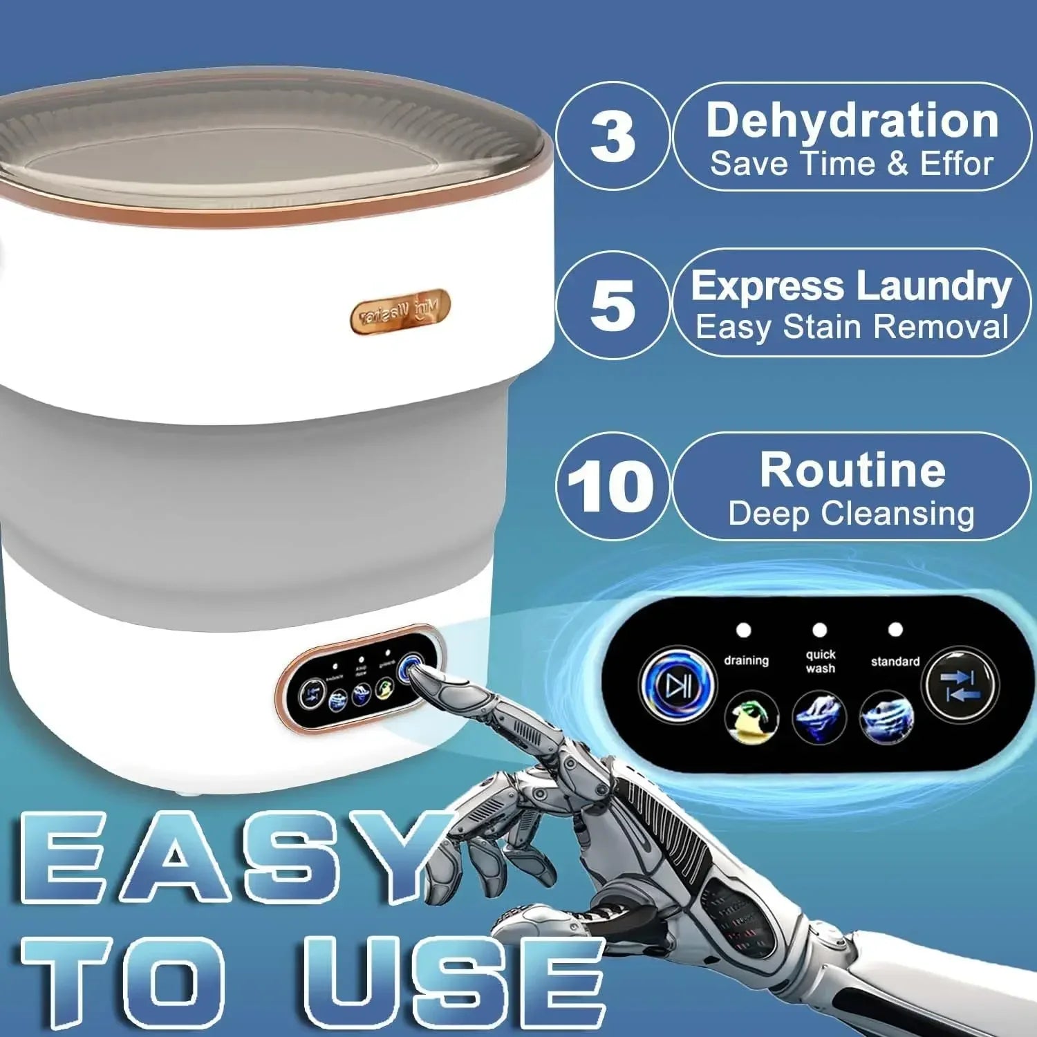 Compact Spin Washer & Dryer