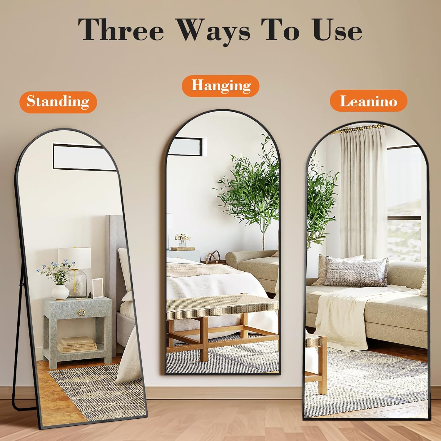 Elegant Full-Length Mirror