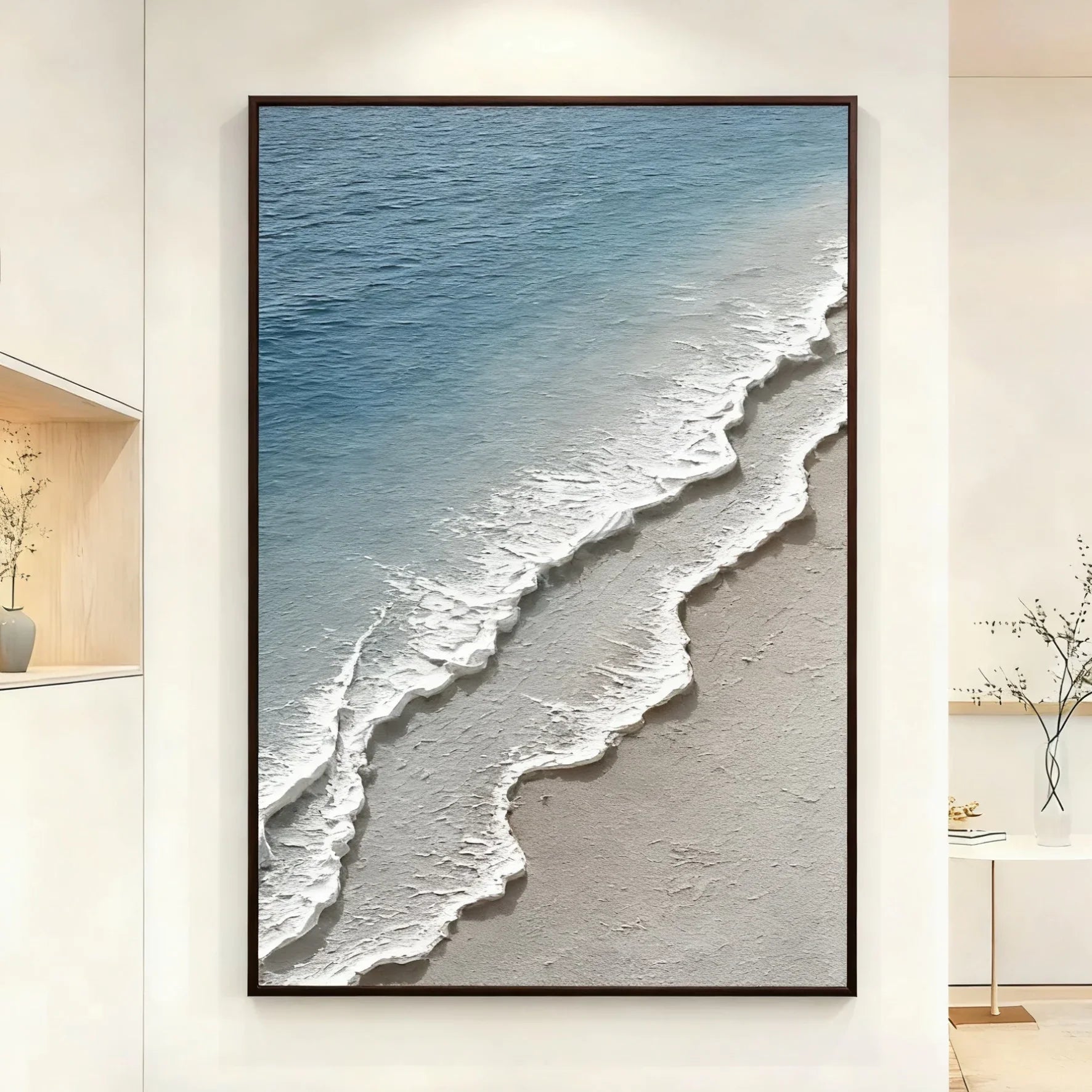 Elegant 3D Floral Art Canvas